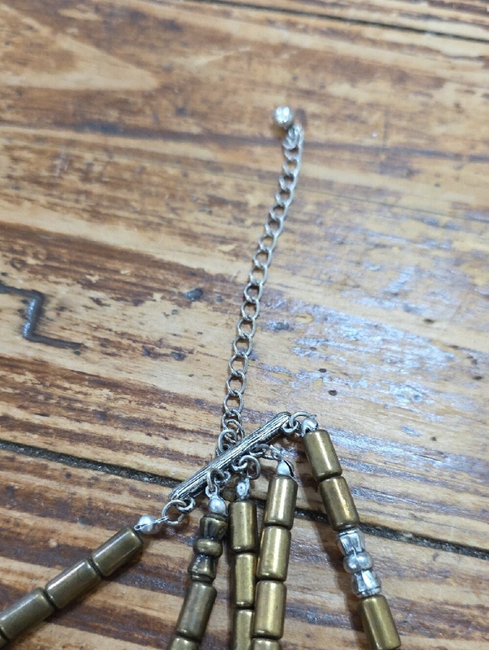Chico's Gold-Tone Layered Coin Strand Necklace - Picture 5 of 8